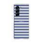 クリアケース［ Small Border - Navy ］