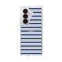 クリアケース［ Small Border - Navy ］