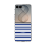クリアケース［ Small Border - Navy ］