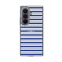 クリアケース［ Small Border - Navy ］