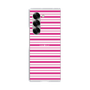 クリアケース［ Small Border - Pink ］