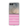 クリアケース［ Small Border - Pink ］
