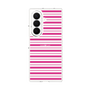 クリアケース［ Small Border - Pink ］