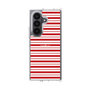 クリアケース［ Small Border - Red ］