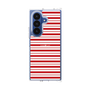 クリアケース［ Small Border - Red ］