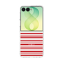 クリアケース［ Small Border - Red ］