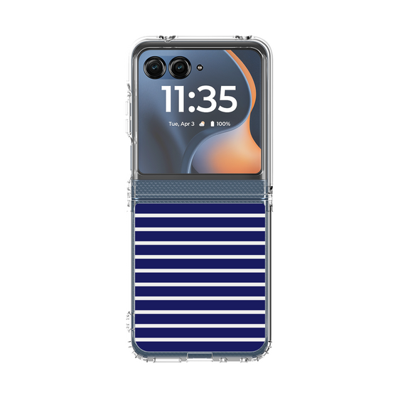 クリアケース［ Middle Border - Blue ］