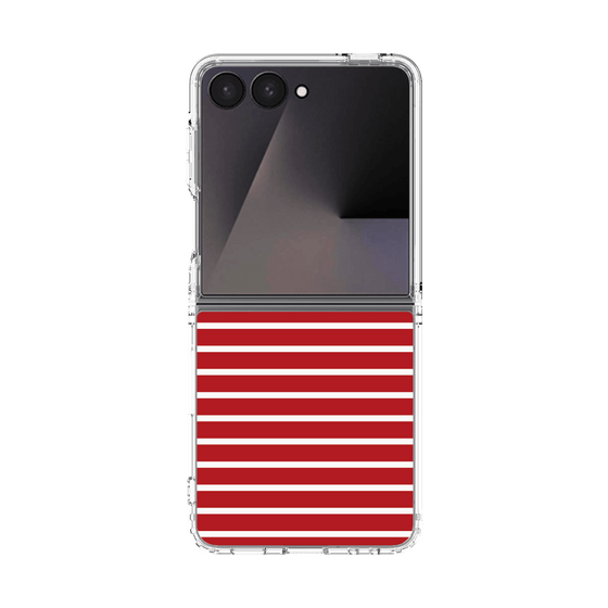 クリアケース［ Middle Border - Red ］