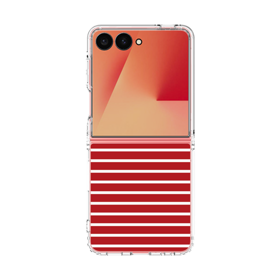 クリアケース［ Middle Border - Red ］