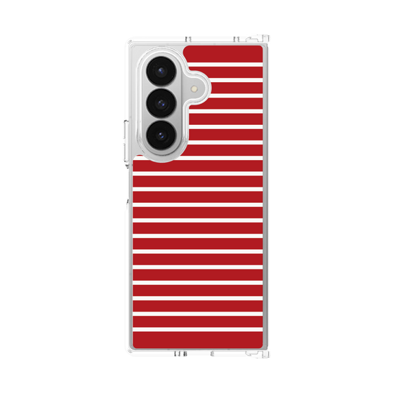 クリアケース［ Middle Border - Red ］