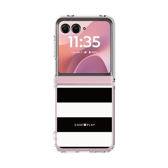 クリアケース［ Big Border - Black ］