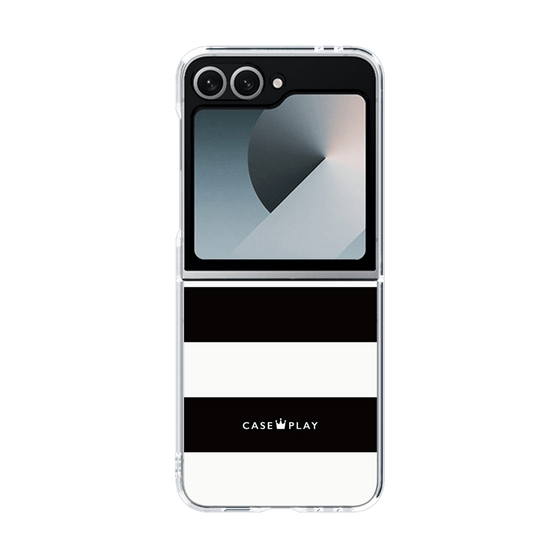 クリアケース［ Big Border - Black ］