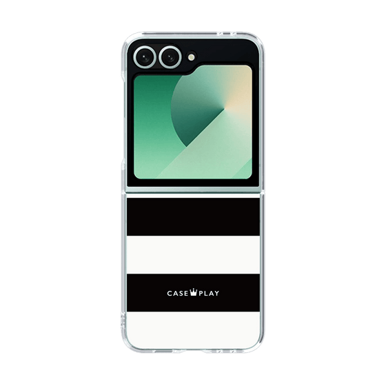 クリアケース［ Big Border - Black ］