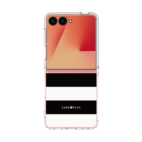 クリアケース［ Big Border - Black ］