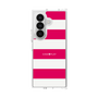クリアケース［ Big Border - Pink ］