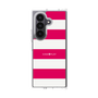 クリアケース［ Big Border - Pink ］