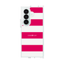 クリアケース［ Big Border - Pink ］