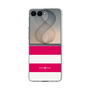 クリアケース［ Big Border - Pink ］