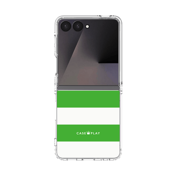 クリアケース［ Big Border - Green ］