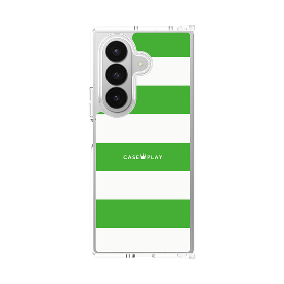 クリアケース［ Big Border - Green ］
