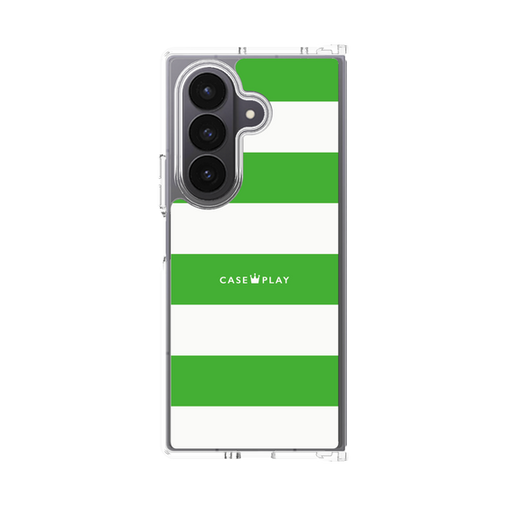 クリアケース［ Big Border - Green ］
