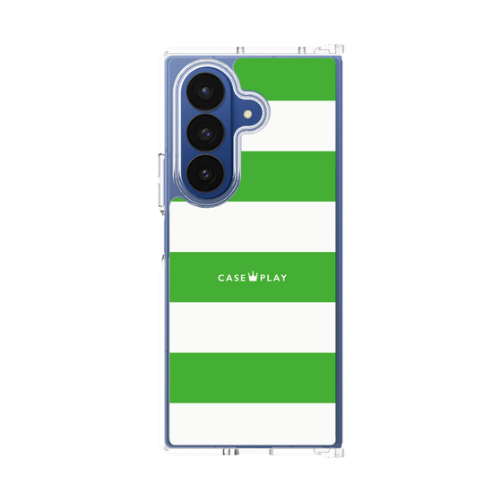 クリアケース［ Big Border - Green ］