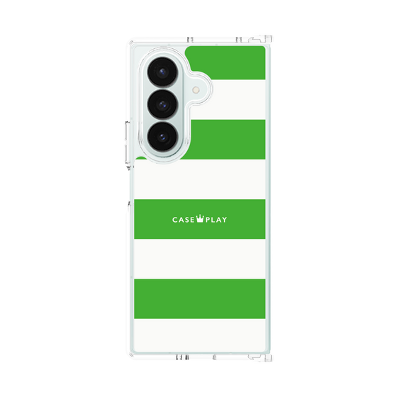 クリアケース［ Big Border - Green ］