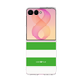 クリアケース［ Big Border - Green ］