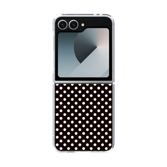 クリアケース［ Small Dot - Black ］