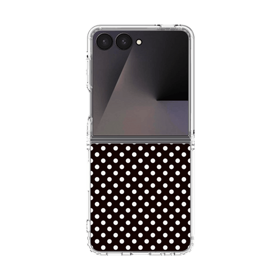 クリアケース［ Small Dot - Black ］