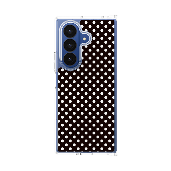 クリアケース［ Small Dot - Black ］