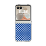 クリアケース［ Small Dot - Blue ］