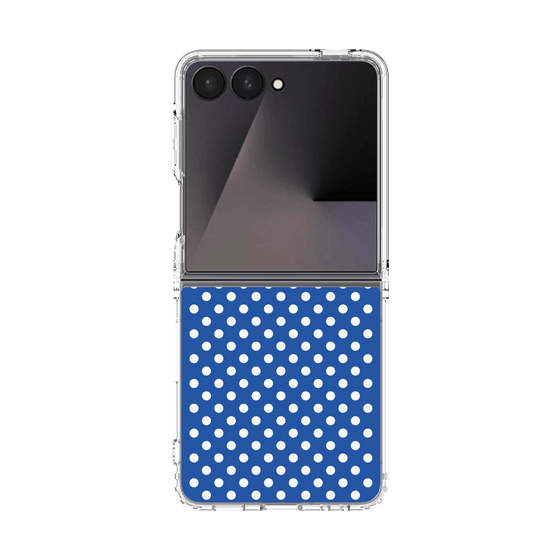 クリアケース［ Small Dot - Blue ］