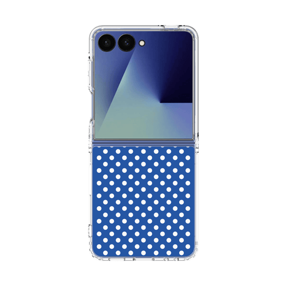 クリアケース［ Small Dot - Blue ］