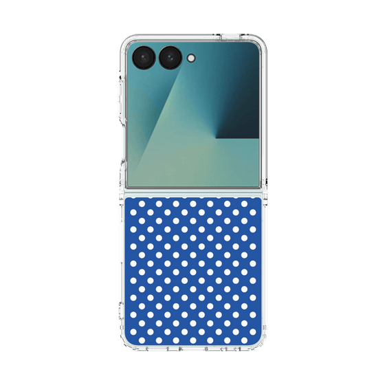 クリアケース［ Small Dot - Blue ］