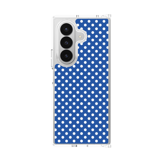 クリアケース［ Small Dot - Blue ］