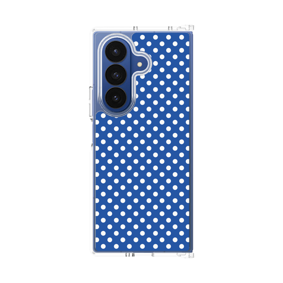 クリアケース［ Small Dot - Blue ］