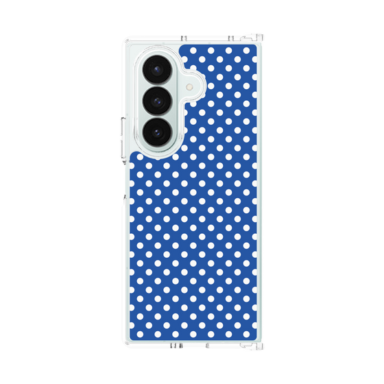 クリアケース［ Small Dot - Blue ］