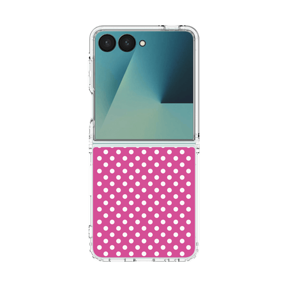 クリアケース［ Small Dot - Pink ］