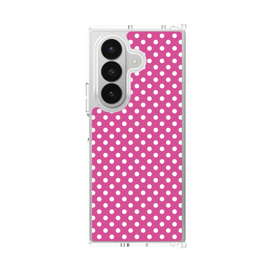 クリアケース［ Small Dot - Pink ］