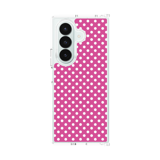クリアケース［ Small Dot - Pink ］