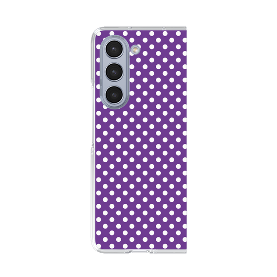 クリアケース［ Small Dot - Purple ］