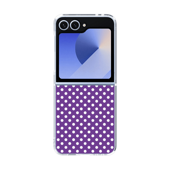 クリアケース［ Small Dot - Purple ］