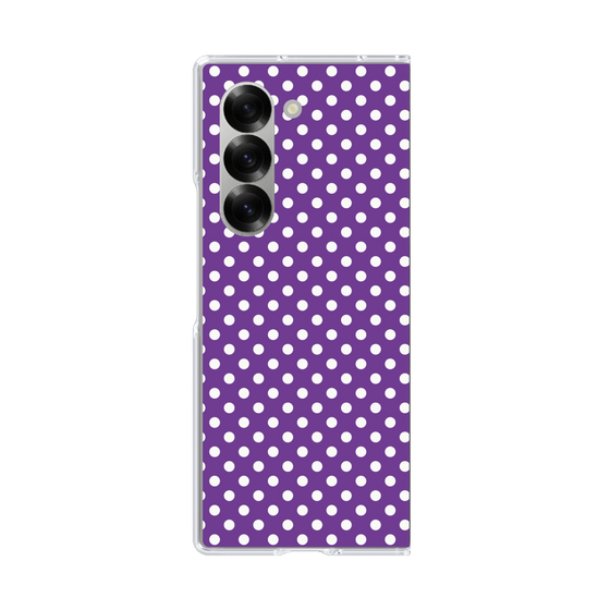 クリアケース［ Small Dot - Purple ］