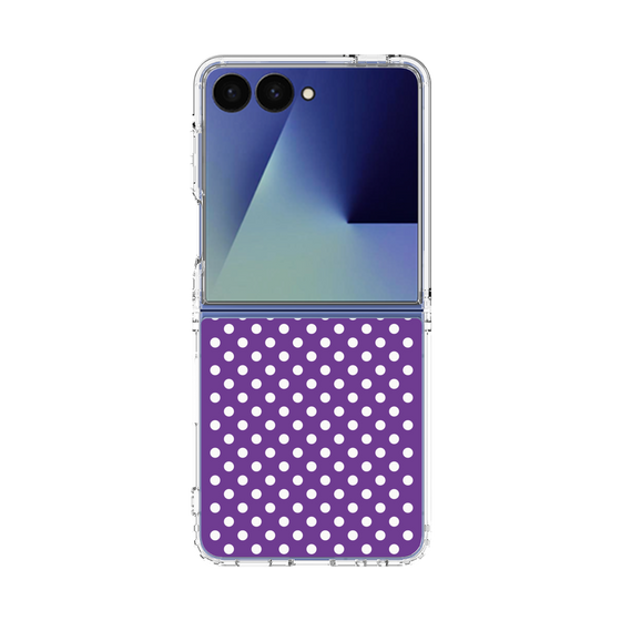 クリアケース［ Small Dot - Purple ］