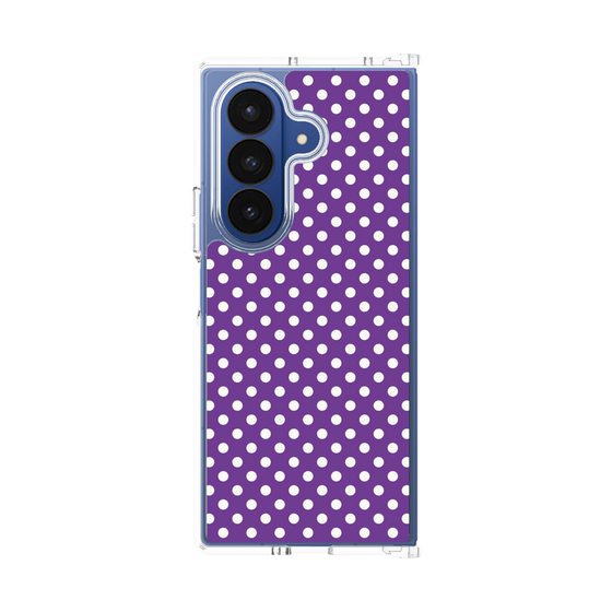 クリアケース［ Small Dot - Purple ］