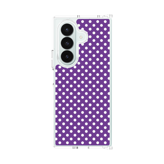 クリアケース［ Small Dot - Purple ］