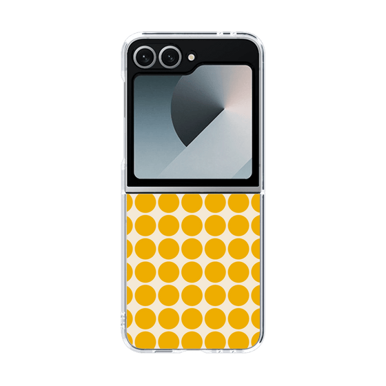 クリアケース［ Big Dot - Yellow ］