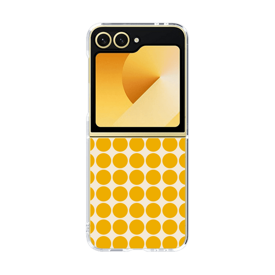 クリアケース［ Big Dot - Yellow ］