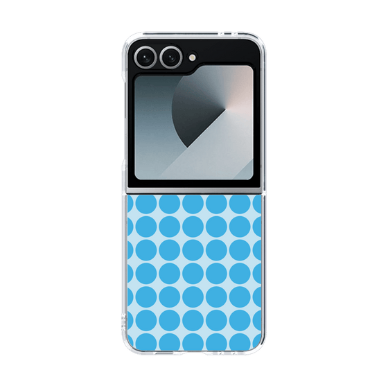 クリアケース［ Big Dot - Blue ］